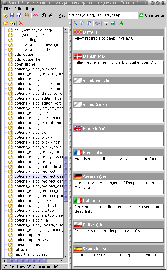 Babel Fish screenshot